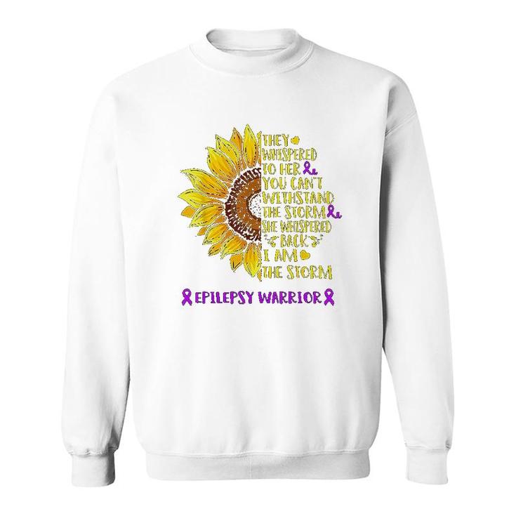 I Am The Storm Epilepsy Warrior Sweatshirt