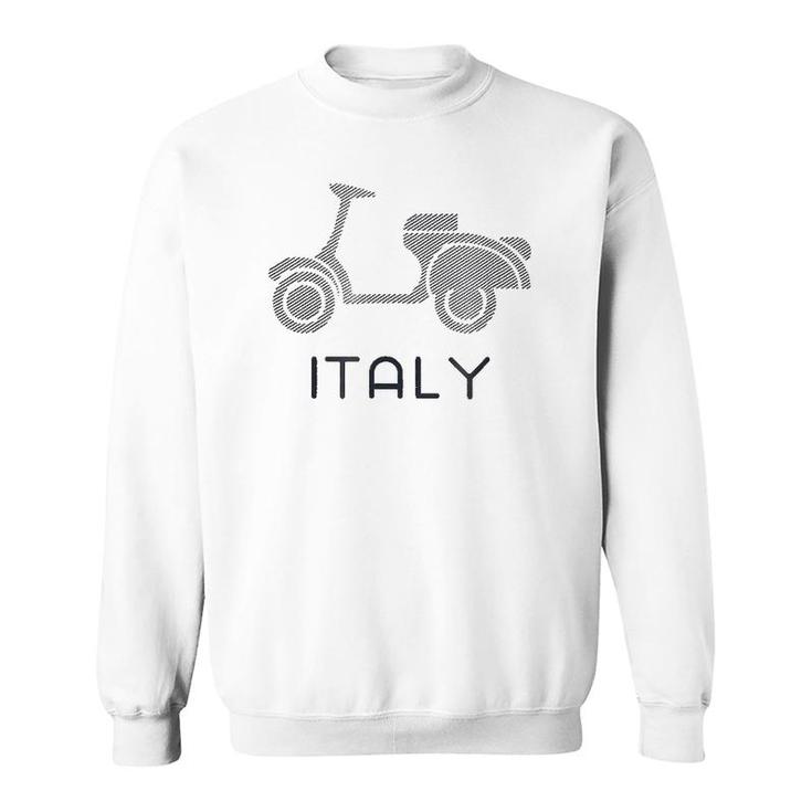 Italy  Scooter Moped Rome Italia Travel S Sweatshirt