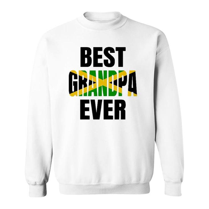 Jamaican Grandpa Dad Uncle Birthday Jamaica Flag Gift  Sweatshirt