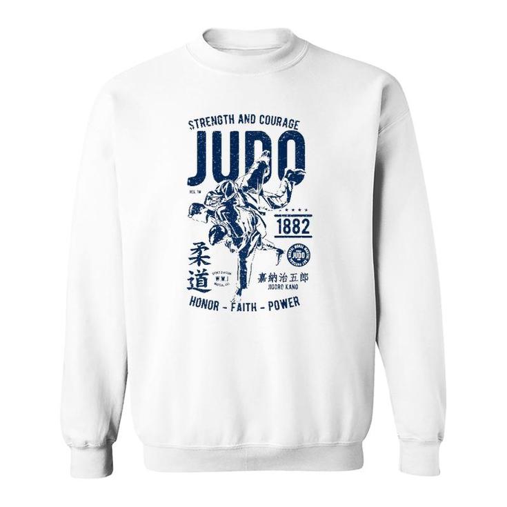 Judo Tee Clothing Cool Vintage Fighter Men Boy Girl Sweatshirt