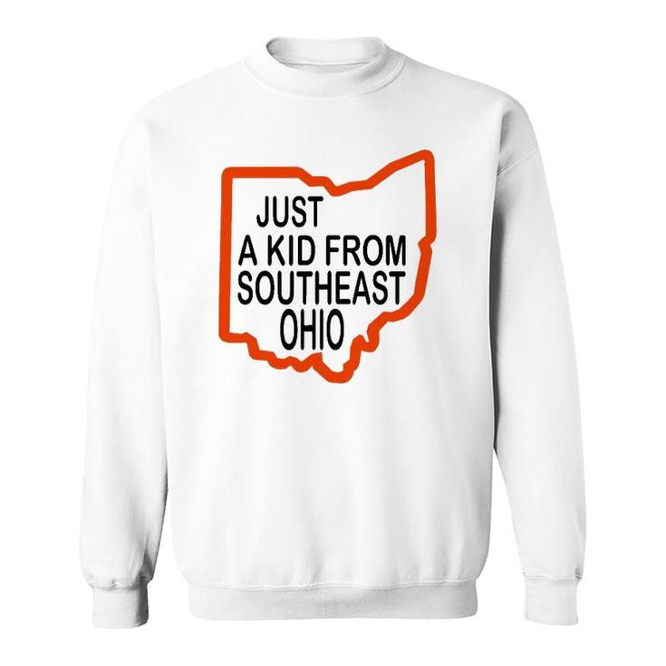 Just A Kid From Athens Ohio, Kids Mens Womens Sweatshirt