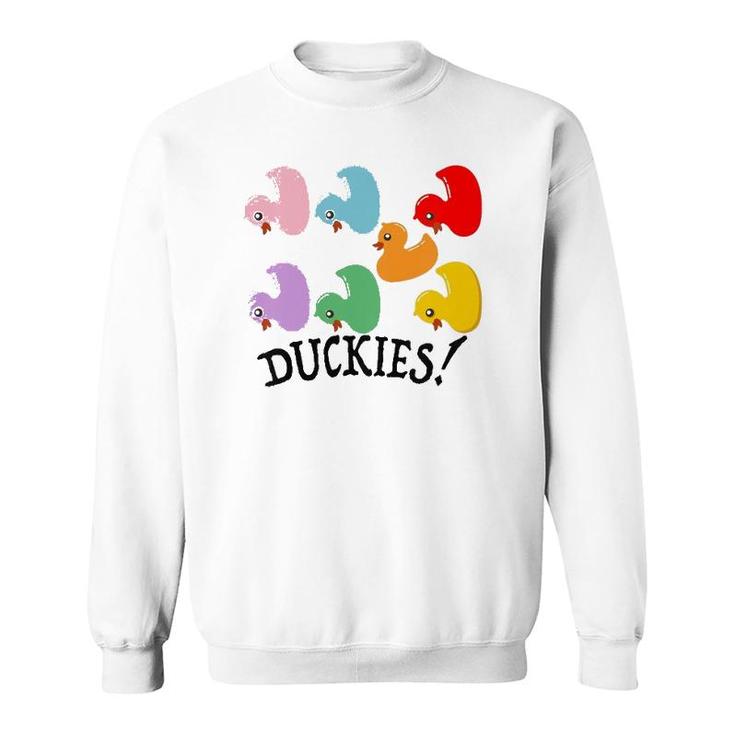 Kids Rubber Duckie Duck Cute Bath Boys Girls Child Youth Sweatshirt