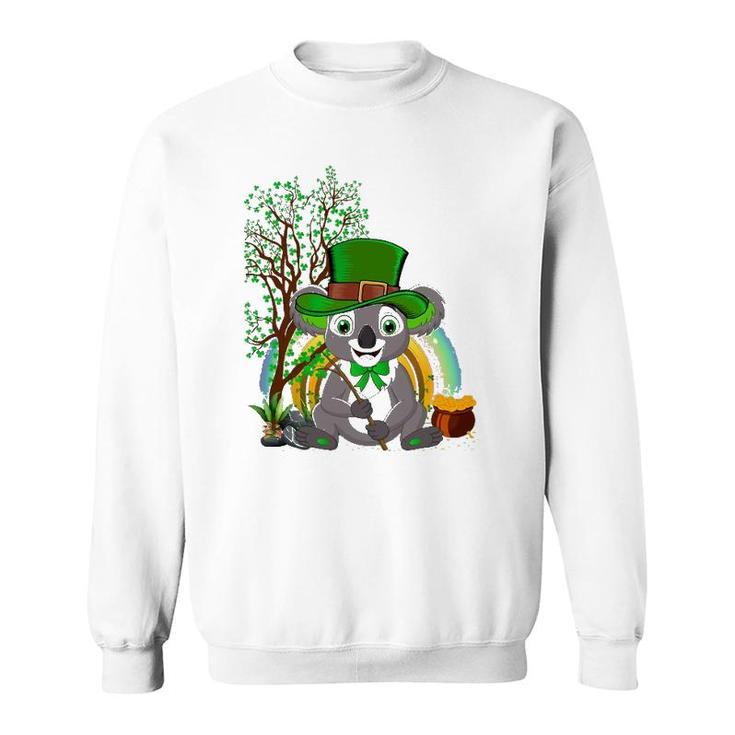 Koala Lover Leprechaun Hat Koala St Patrick's Day Sweatshirt