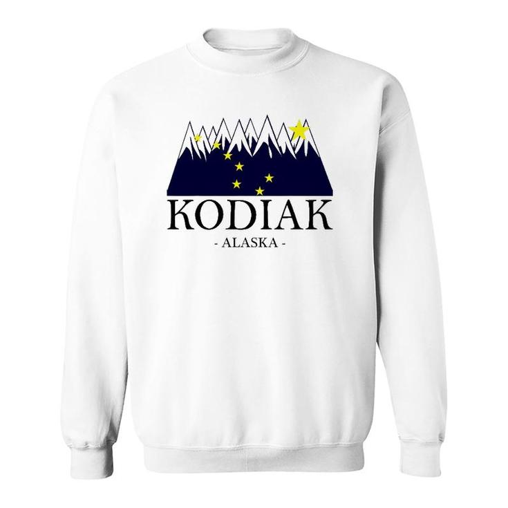 Kodiak Alaska Awesome Mountain Tee Gift Sweatshirt