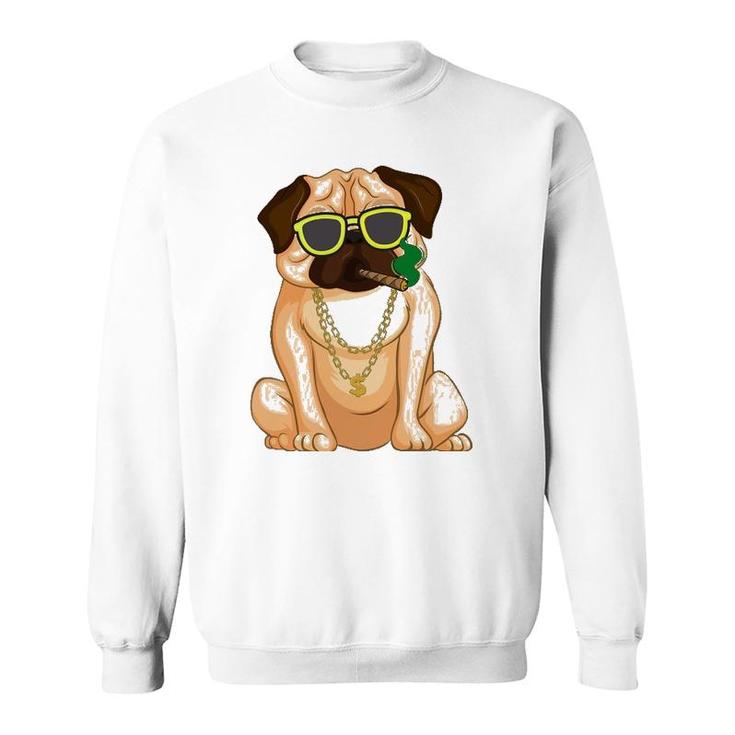 Lazy English Bulldog Dog Lover Funny Sweatshirt