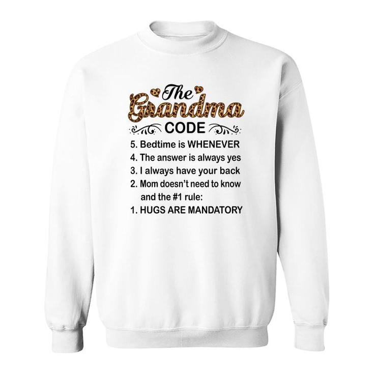 Leopard The Grandma Code Sweatshirt