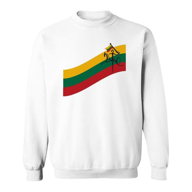 Lithuanian Vytis Swoosh Lithuania Strong Sweatshirt