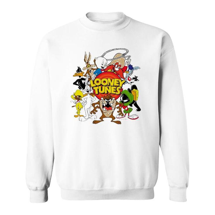 Looney Toons Character Group Bugs Rabbit Sweatshirt