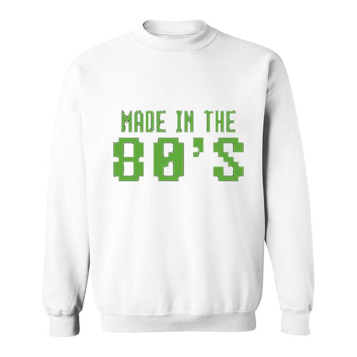 Made In The 80s Green On Sweatshirt