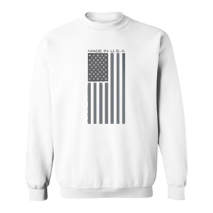 Made Usa Flag Sweatshirt