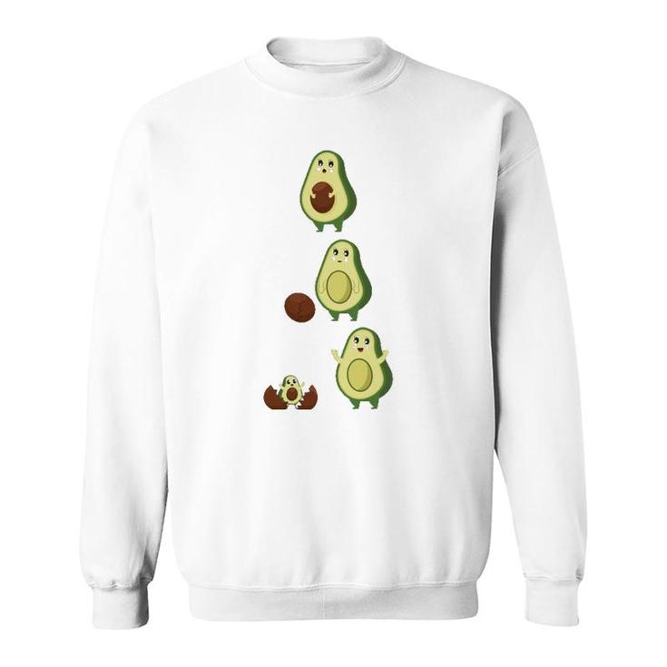 Mamacado Pregnant Mom Cute Avocado Baby Sweatshirt