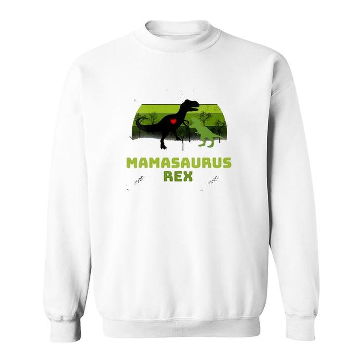 Mamasaurus Rex Dinosaur Funny Mamasaurus Family Vintage Sweatshirt