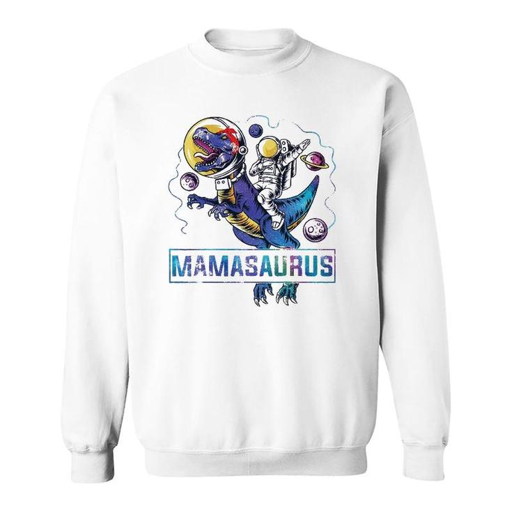 Mamasaurus The Astronaut Drivesrex Dinosaurs Mama Saurus Sweatshirt
