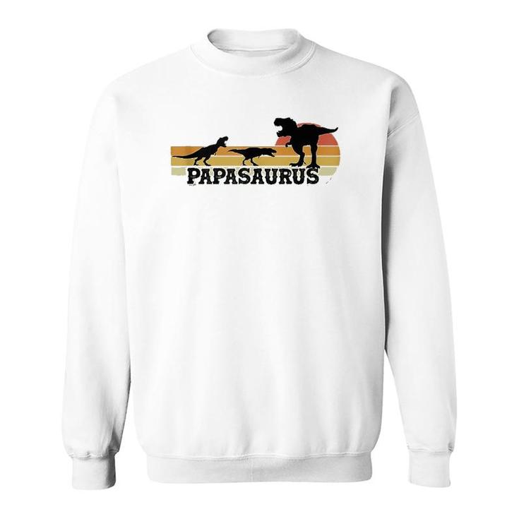 Matching Family Papasaurusrex Dinosaurs Papa Father's Day  Sweatshirt