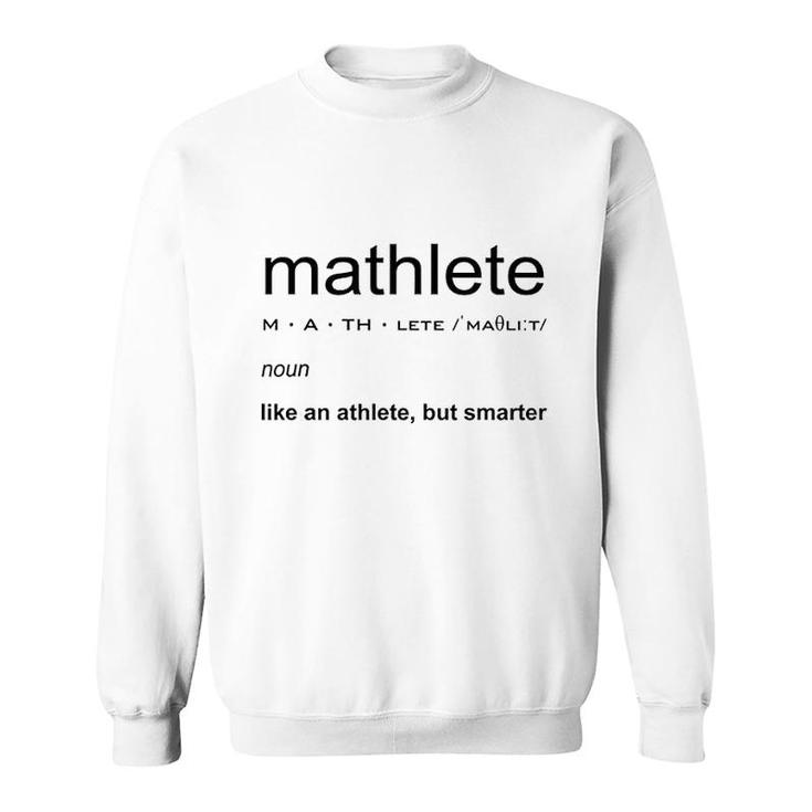 Mathlete Definition Sweatshirt
