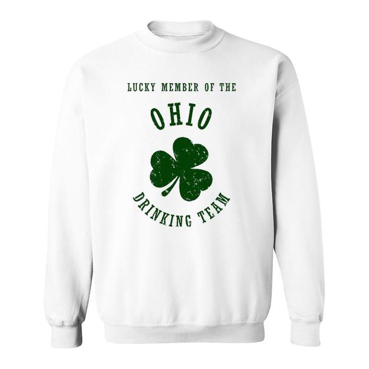 Member Of The Ohio Drinking Team , St Patrick's Day Sweatshirt