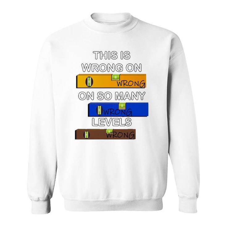 Mens Construction Handyman Joke Pun Tools Funny Dad Contractor Sweatshirt