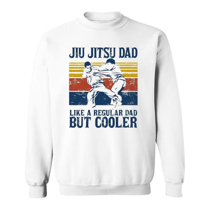 Mens Father’S Day Jiu Jitsu Dad Training Father Vintage Funny Sweatshirt