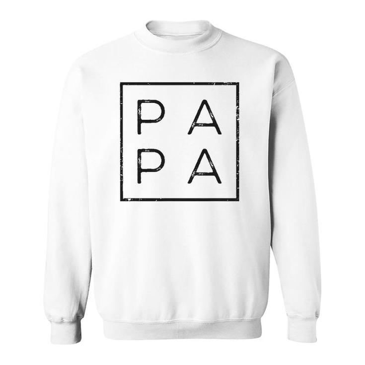 Mens Papa Funny Fathers Day Present For Dad Papa Grandpa Dada Sweatshirt