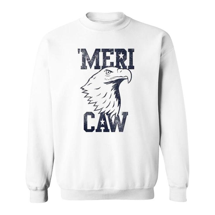 Meri Caw Eagle Head  Sweatshirt