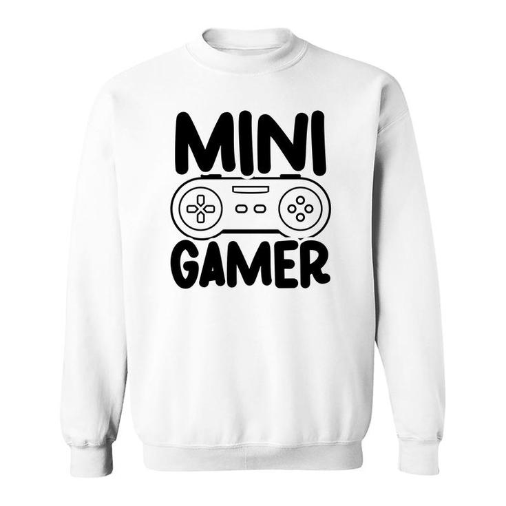 Mini Gamer Video Game Lover Black Sweatshirt