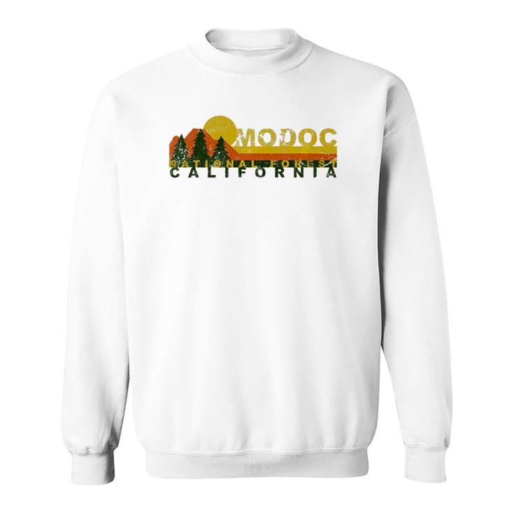 Modoc National Forest Vintage Retro  Sweatshirt
