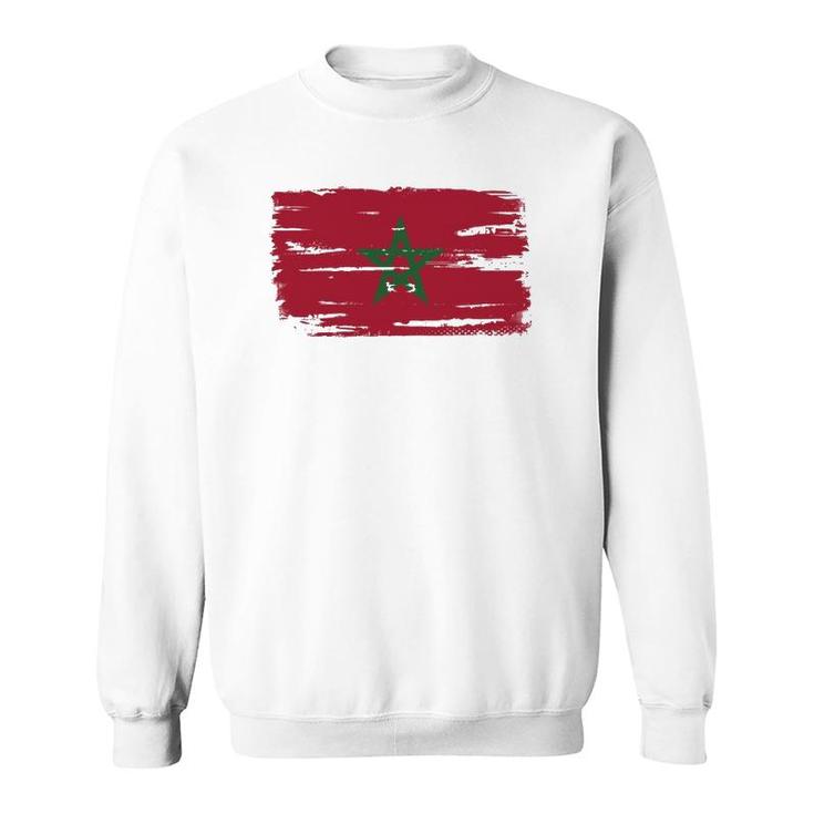 Morocco Moroccan Flag Sweatshirt
