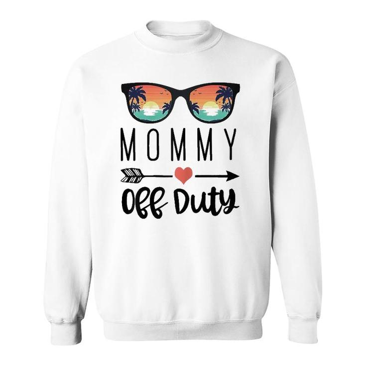 Mother Gift Sunglass Design Mommy Off Duty Sweatshirt