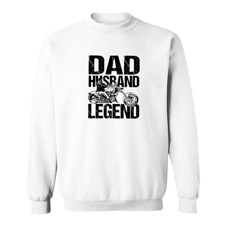 Motorcycle Dad Husband Legend Classic Sweatshirt