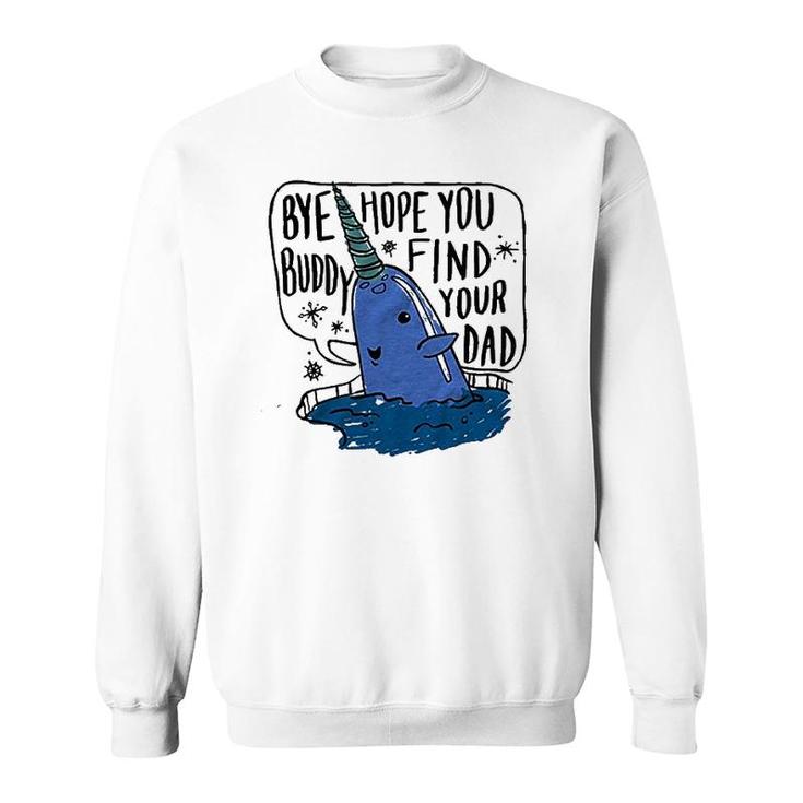 Mr Narwhal Elf Christmas Long Sleeve T Shirt Mazezy