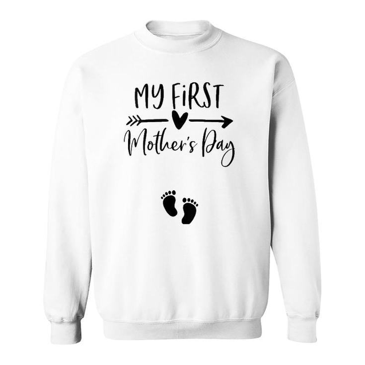 My First Mother's Day Pregnancy Announcement Mom To Be Sweatshirt