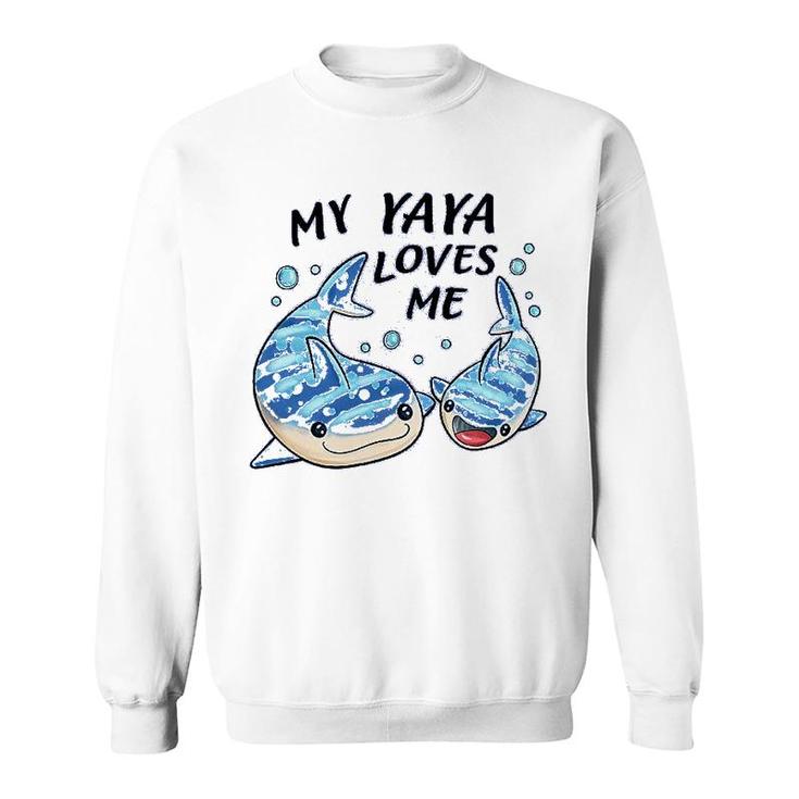 My Yaya Loves Me Whale Shark Sweatshirt