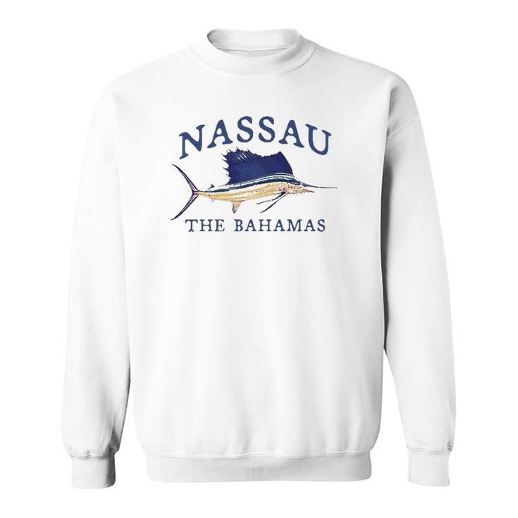 Nassau The Bahamas Sailfish Lover Gift Sweatshirt