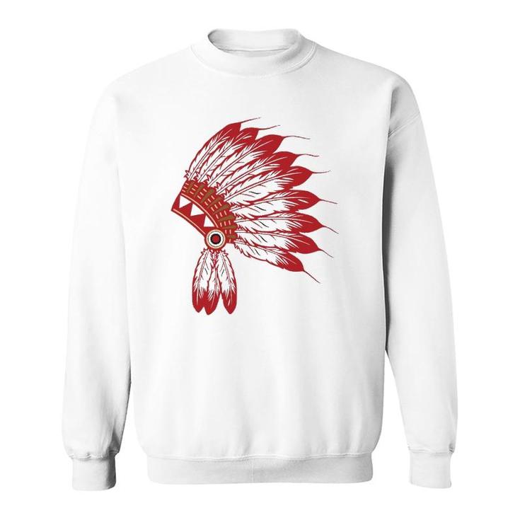 Native American Headdress Tribes Gift Native Indian Sweatshirt