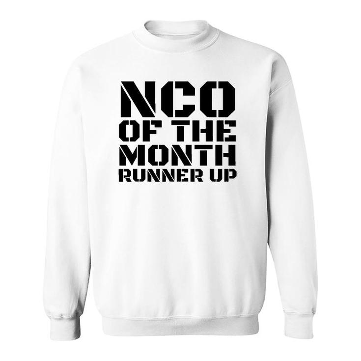 Nco Of The Month Runner Up  World's Okayest Nco Gifts Sweatshirt