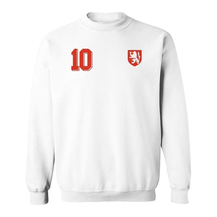 Netherlands Or Holland Design In Football Soccer Style Sweatshirt