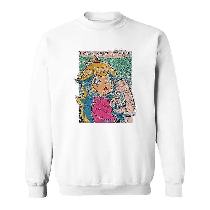 New Graphic Princess I Can Save Myself Sweatshirt