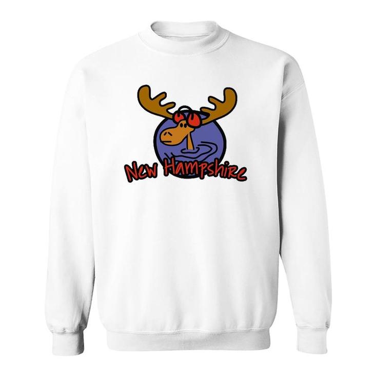 New Hampshire Moose Product Vacation Sweatshirt