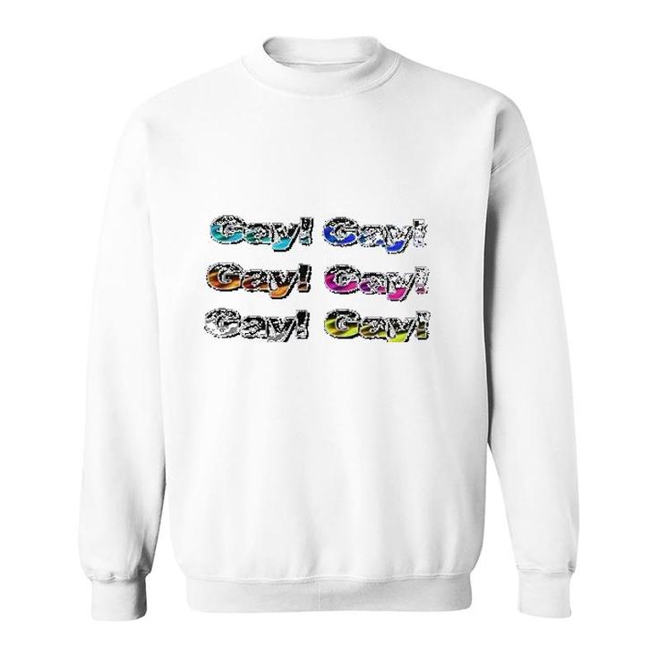New Pride Gay Lgbt Simple Sweatshirt