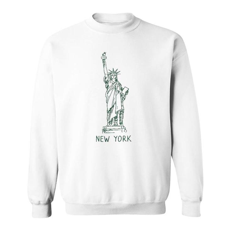 New York City Statue Of Liberty 4Th Of July Usa Sweatshirt