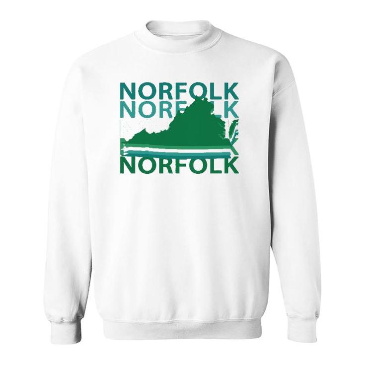 Norfolk Virginia Souvenirs Va Gift Sweatshirt