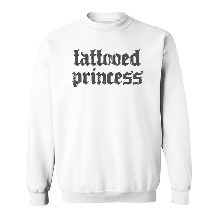 Nu Goth Tattooed Princess T Sweatshirt