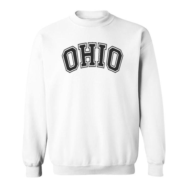 Ohio Varsity Style Black With Black Text Sweatshirt