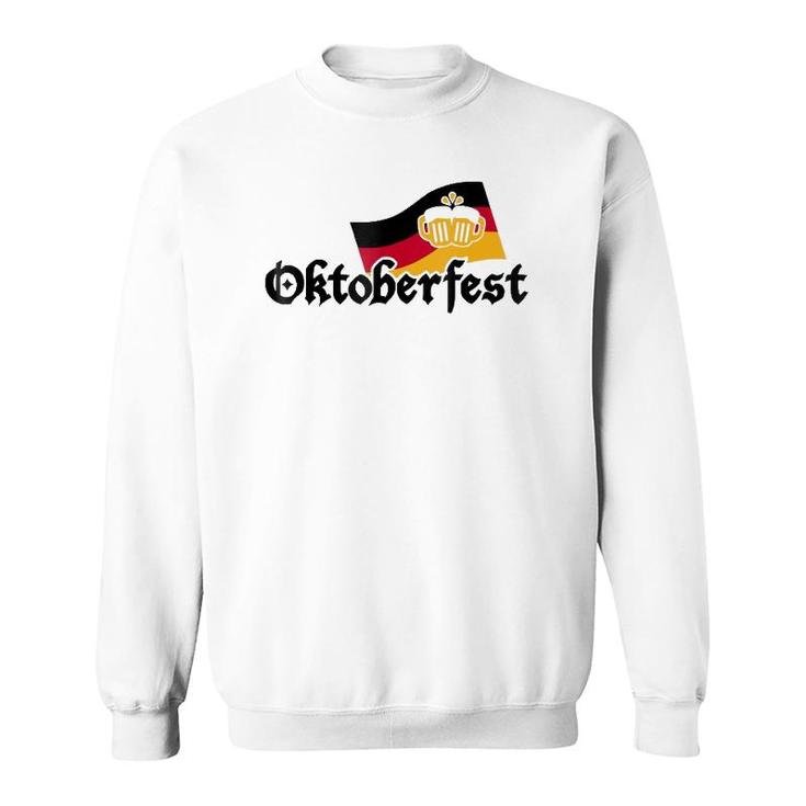 Oktoberfest Germany Flag Vintage Sweatshirt
