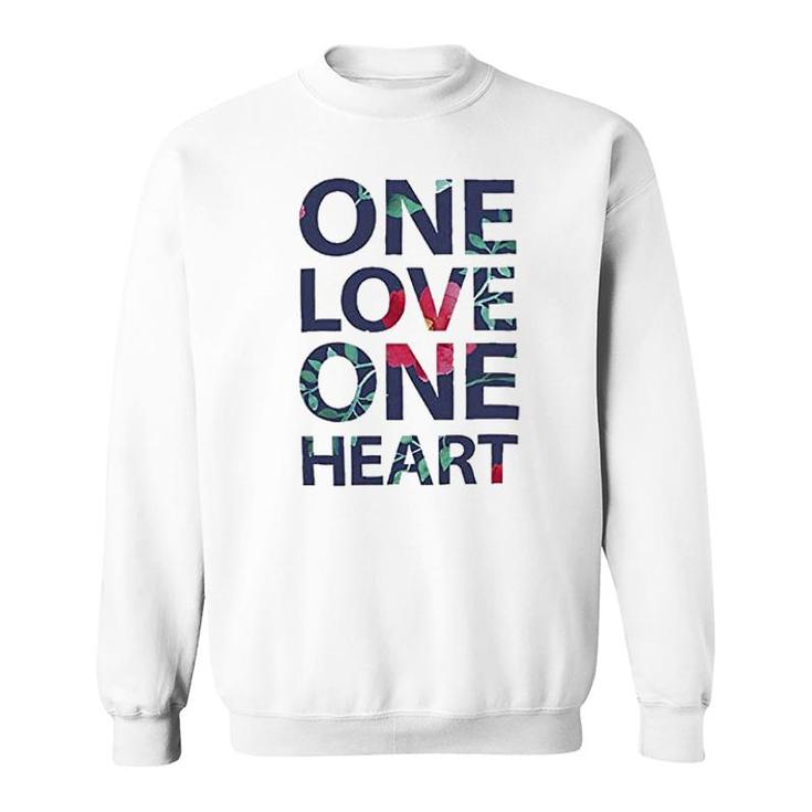 One Love One Heart Beautiful Marley Hippie Sweatshirt