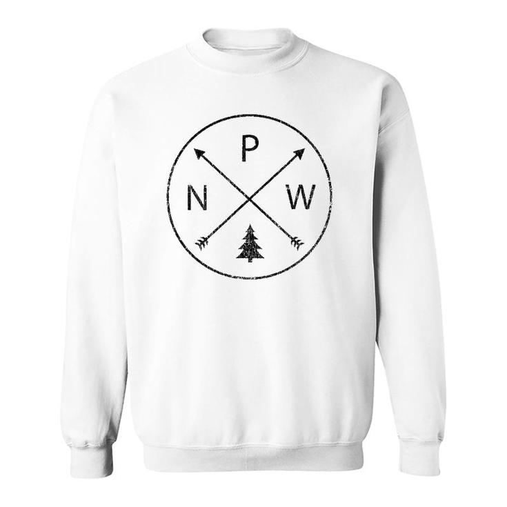 Pacific Northwest Arrows Pine Tree Pnw Sweatshirt