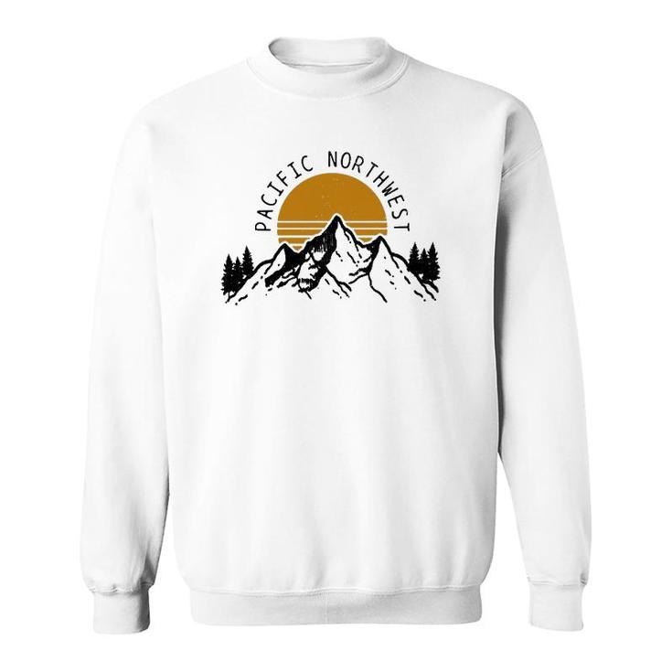 Pacific Northwest Pnw Vintage Oregon Idaho Washington Gift  Sweatshirt