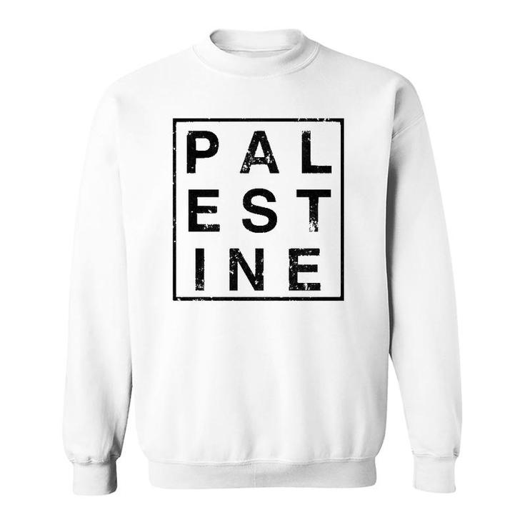 Palestine Distressed Halloween Christmas Funny Cool  Sweatshirt