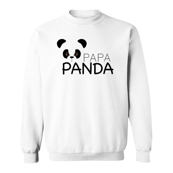 Papa Panda Panda Lover Proud Daddy Gift Sweatshirt