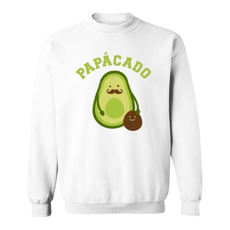 Papá Papácado Avocado Dad Gift Sweatshirt